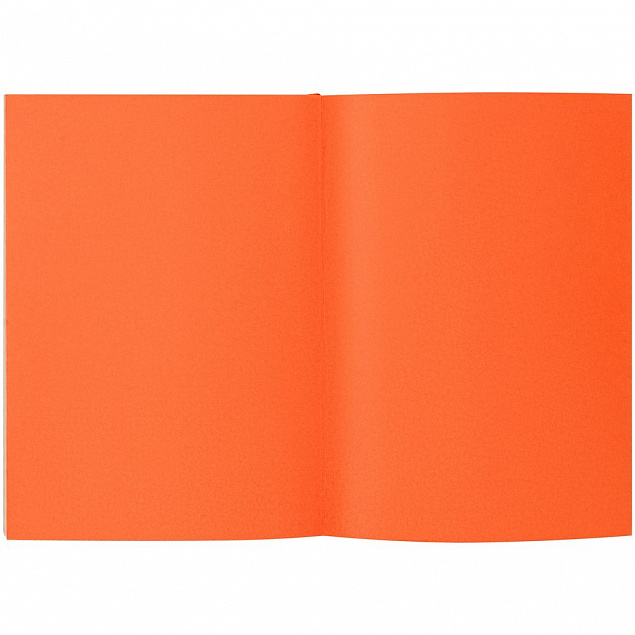Ежедневник Flat, недатированный, оранжевый с логотипом в Балашихе заказать по выгодной цене в кибермаркете AvroraStore
