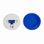 Наушники  "Своя волна" в футляре, синие/белые# с логотипом в Балашихе заказать по выгодной цене в кибермаркете AvroraStore