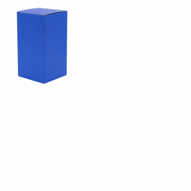 Коробка глянцевая для термокружки Surprise, синяя с логотипом в Балашихе заказать по выгодной цене в кибермаркете AvroraStore