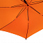 Зонт-трость Undercolor с цветными спицами, оранжевый с логотипом в Балашихе заказать по выгодной цене в кибермаркете AvroraStore