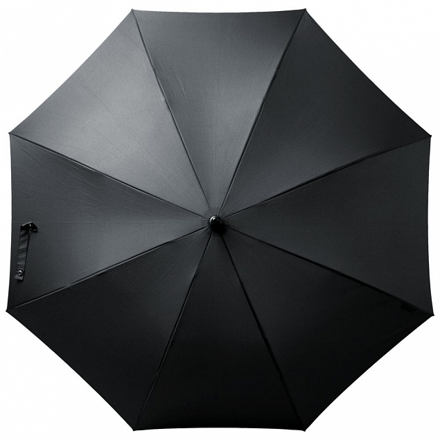 Зонт-трость Alessio, черный с логотипом в Балашихе заказать по выгодной цене в кибермаркете AvroraStore