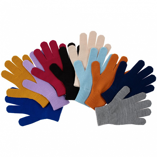 Перчатки Real Talk, голубые с логотипом в Балашихе заказать по выгодной цене в кибермаркете AvroraStore