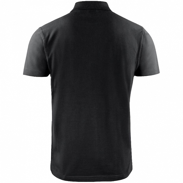 Рубашка поло мужская SURF, черная с логотипом в Балашихе заказать по выгодной цене в кибермаркете AvroraStore