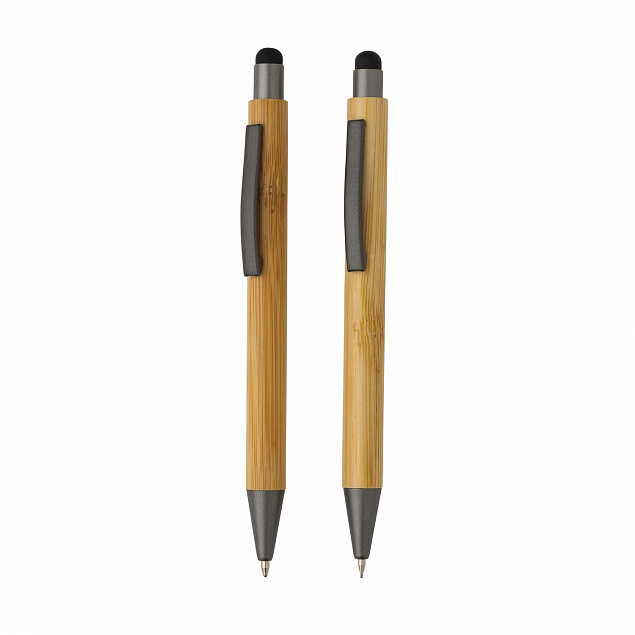 Набор Bamboo с ручкой и карандашом в коробке с логотипом в Балашихе заказать по выгодной цене в кибермаркете AvroraStore