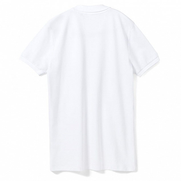 Рубашка поло мужская PHOENIX MEN, белая с логотипом в Балашихе заказать по выгодной цене в кибермаркете AvroraStore