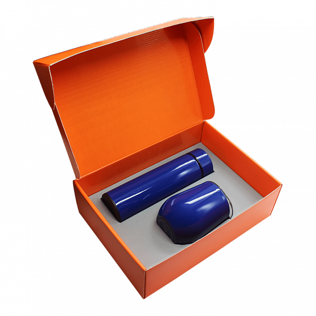 Набор Hot Box C G, синий с логотипом в Балашихе заказать по выгодной цене в кибермаркете AvroraStore