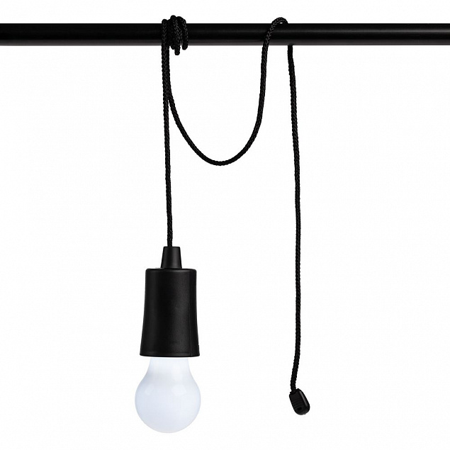 Лампа портативная Lumin, черная с логотипом в Балашихе заказать по выгодной цене в кибермаркете AvroraStore
