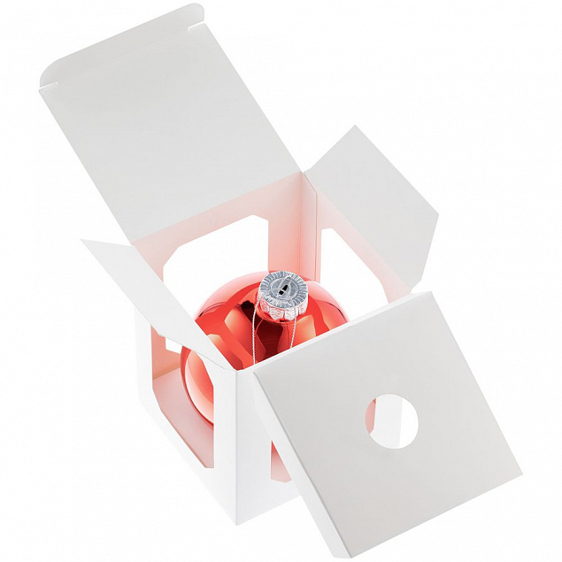 Елочный шар Finery Gloss, 10 см, глянцевый красный с логотипом в Балашихе заказать по выгодной цене в кибермаркете AvroraStore