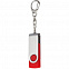 Флешка Twist, красная, 16 Гб с логотипом в Балашихе заказать по выгодной цене в кибермаркете AvroraStore