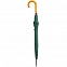 Зонт-трость LockWood ver.2, зеленый с логотипом в Балашихе заказать по выгодной цене в кибермаркете AvroraStore