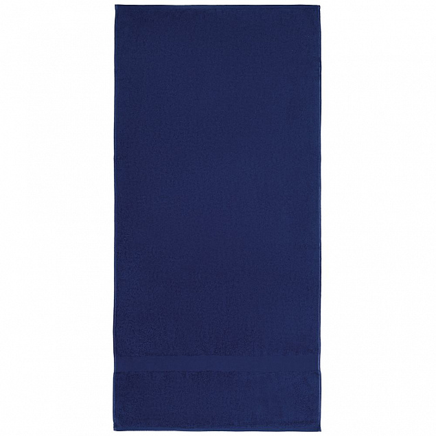 Полотенце Soft Me Light, среднее, синее с логотипом в Балашихе заказать по выгодной цене в кибермаркете AvroraStore