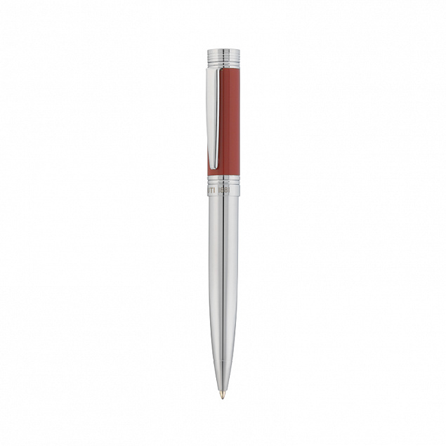 Ручка шариковая Zoom Red с логотипом в Балашихе заказать по выгодной цене в кибермаркете AvroraStore