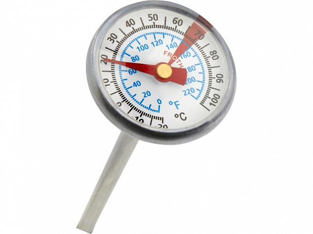 Met Термометр для барбекю, серебристый с логотипом в Балашихе заказать по выгодной цене в кибермаркете AvroraStore