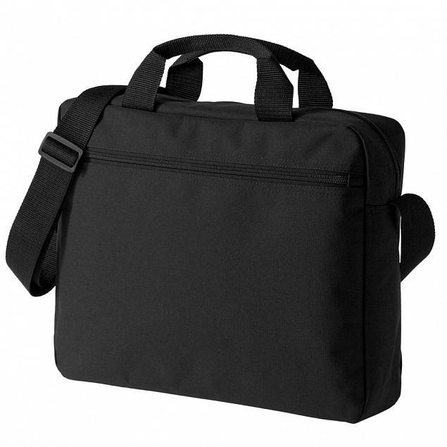 Конференц-сумка Member, черная с логотипом в Балашихе заказать по выгодной цене в кибермаркете AvroraStore