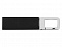 Флеш-карта USB 2.0 16 Gb с карабином Hook, черный/серебристый с логотипом в Балашихе заказать по выгодной цене в кибермаркете AvroraStore