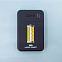 Универсальный аккумулятор OMG Flash 5 (5000 мАч) с подсветкой и soft touch, синий, 9,8х6.3х1,3 см с логотипом в Балашихе заказать по выгодной цене в кибермаркете AvroraStore