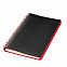 Ежедневник Portobello Trend, Vista, недатированный, черный/красный с логотипом в Балашихе заказать по выгодной цене в кибермаркете AvroraStore