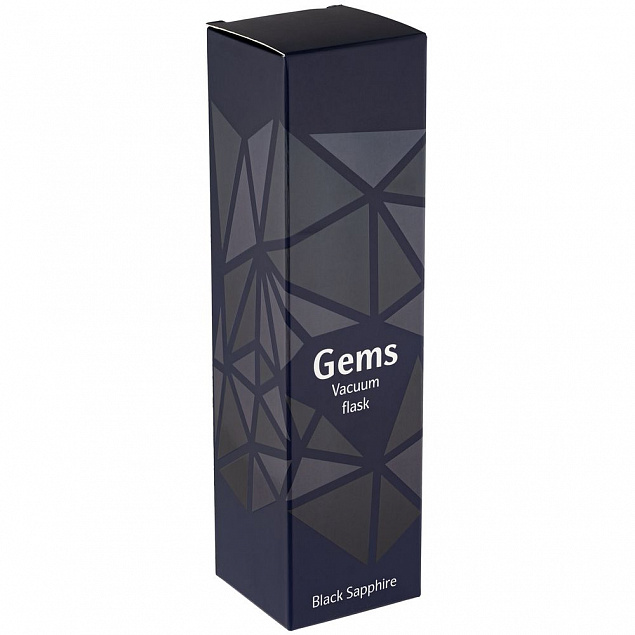 Термос Gems Black Sapphire, черный сапфир с логотипом в Балашихе заказать по выгодной цене в кибермаркете AvroraStore