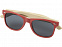 Sun Ray очки с бамбуковой оправой, красный с логотипом в Балашихе заказать по выгодной цене в кибермаркете AvroraStore