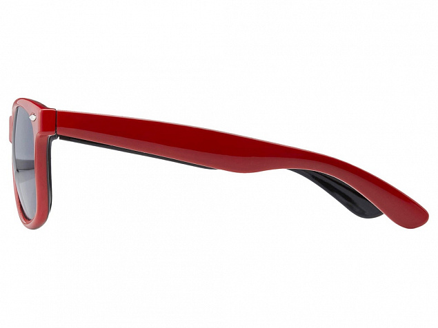 Очки солнцезащитные Crockett, красный/черный с логотипом в Балашихе заказать по выгодной цене в кибермаркете AvroraStore