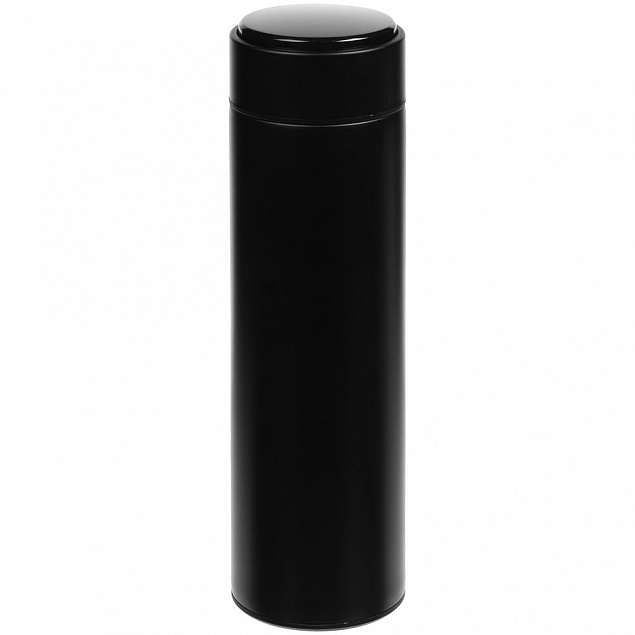 Смарт-бутылка Long Therm, черная с логотипом в Балашихе заказать по выгодной цене в кибермаркете AvroraStore