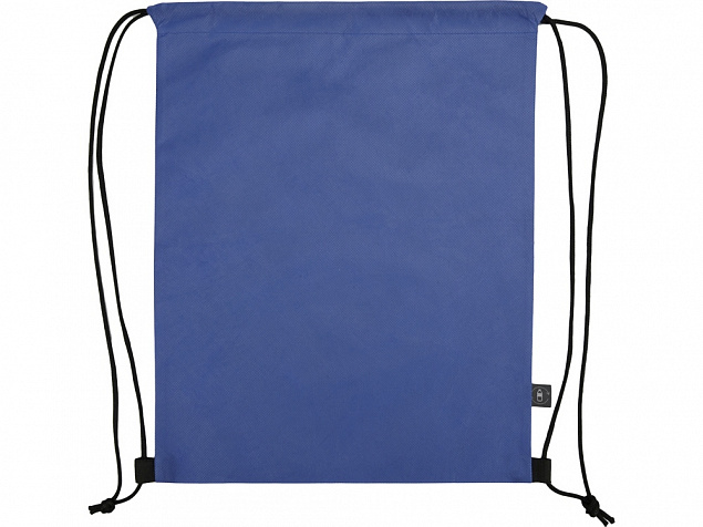 Рюкзак-мешок Reviver из нетканого переработанного материала RPET, синий с логотипом в Балашихе заказать по выгодной цене в кибермаркете AvroraStore