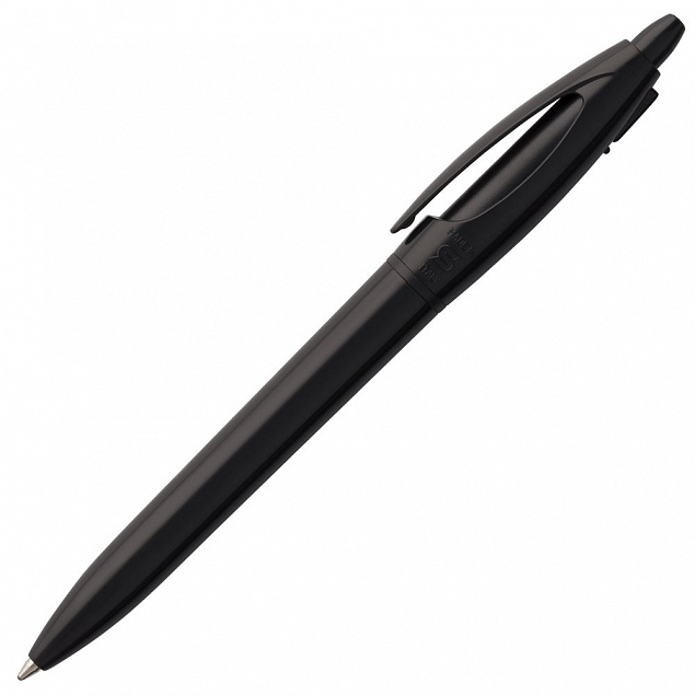 Ручка шариковая S! (Си), черная с логотипом в Балашихе заказать по выгодной цене в кибермаркете AvroraStore