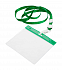 Чехол для бейджа с ланьярдом,зеленый с логотипом в Балашихе заказать по выгодной цене в кибермаркете AvroraStore