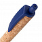 Ручка шариковая Grapho, синяя с логотипом в Балашихе заказать по выгодной цене в кибермаркете AvroraStore