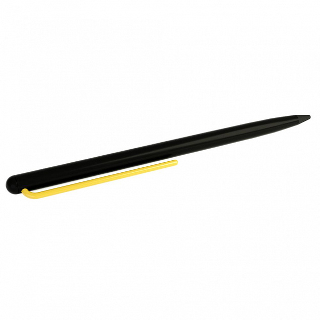 Карандаш GrafeeX в чехле, черный с желтым с логотипом в Балашихе заказать по выгодной цене в кибермаркете AvroraStore
