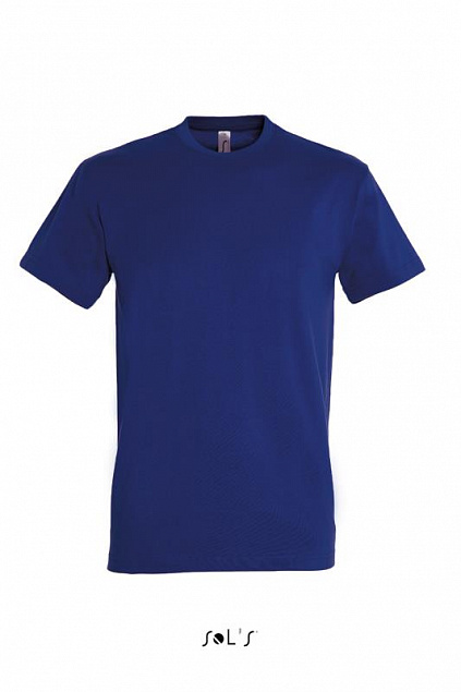 Фуфайка (футболка) IMPERIAL мужская,Синий ультрамарин L с логотипом в Балашихе заказать по выгодной цене в кибермаркете AvroraStore