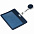 Чехол для карточки с ретрактором Devon, синий с логотипом в Балашихе заказать по выгодной цене в кибермаркете AvroraStore