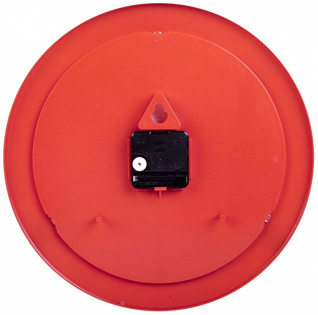 Часы настенные Vivid large, красные с логотипом в Балашихе заказать по выгодной цене в кибермаркете AvroraStore