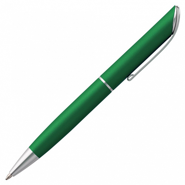 Ручка шариковая Glide, зеленая с логотипом в Балашихе заказать по выгодной цене в кибермаркете AvroraStore