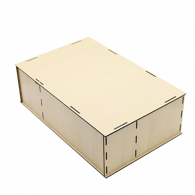 Подарочная коробка ламинированная из HDF 36,3*23,4*12,5 см ( 3 отделения)  с логотипом в Балашихе заказать по выгодной цене в кибермаркете AvroraStore
