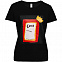 Футболка женская «Сода», черная с логотипом в Балашихе заказать по выгодной цене в кибермаркете AvroraStore