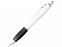 Ручка шариковая Nash, белый/черный, черные чернила с логотипом в Балашихе заказать по выгодной цене в кибермаркете AvroraStore