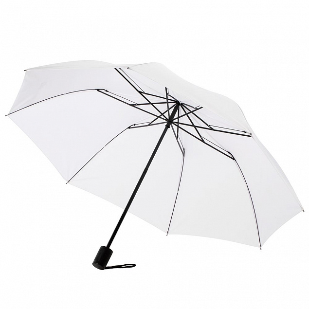 Зонт складной Rain Spell, белый с логотипом в Балашихе заказать по выгодной цене в кибермаркете AvroraStore