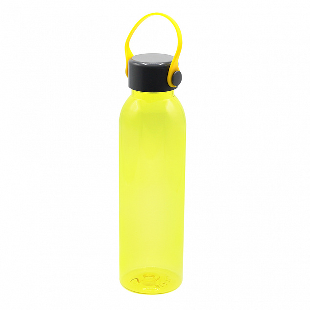 Пластиковая бутылка Chikka, желтый с логотипом в Балашихе заказать по выгодной цене в кибермаркете AvroraStore