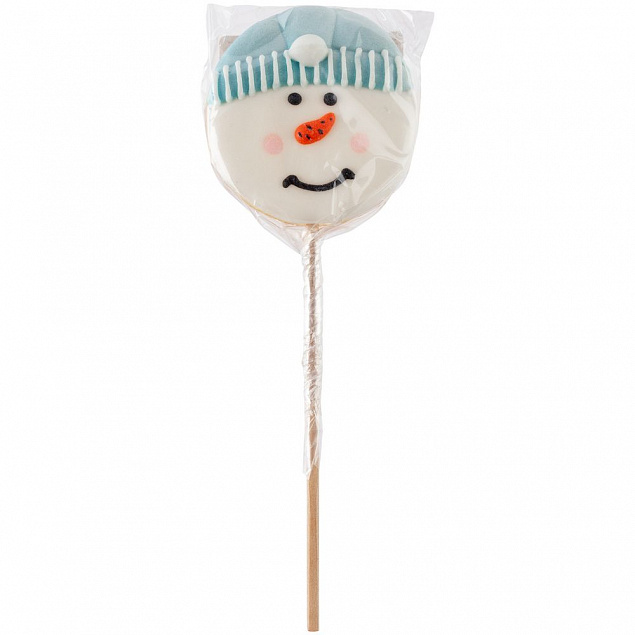 Леденец на палочке «Magic Stick. Снеговик» с логотипом в Балашихе заказать по выгодной цене в кибермаркете AvroraStore