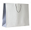 Пакет бумажный «Блеск», большой, серебристый с логотипом в Балашихе заказать по выгодной цене в кибермаркете AvroraStore