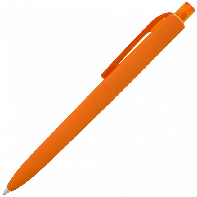 Ручка шариковая Prodir DS8 PRR-T Soft Touch, серая с логотипом в Балашихе заказать по выгодной цене в кибермаркете AvroraStore