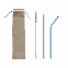 Набор многоразовых трубочек гальванических Оnlycofer Х white (спектр) с логотипом в Балашихе заказать по выгодной цене в кибермаркете AvroraStore