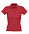 Рубашка поло женская PEOPLE 210, голубая с логотипом в Балашихе заказать по выгодной цене в кибермаркете AvroraStore