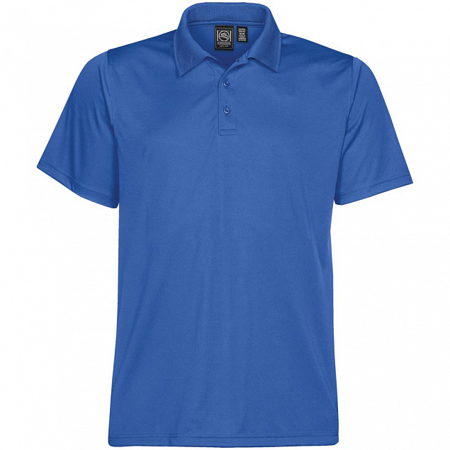 Рубашка поло мужская Eclipse H2X-Dry, синяя с логотипом в Балашихе заказать по выгодной цене в кибермаркете AvroraStore