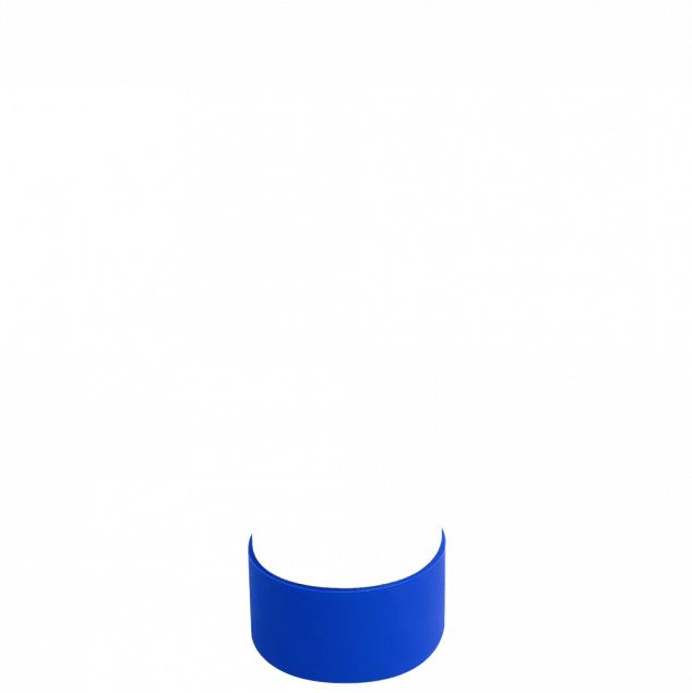 Манжета силиконовая для термобутылки Olivia, синий с логотипом в Балашихе заказать по выгодной цене в кибермаркете AvroraStore