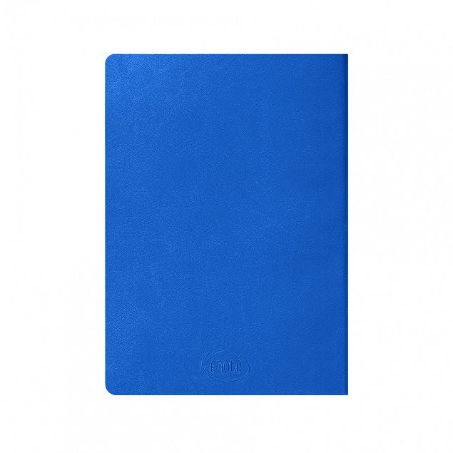 Ежедневник недатированный Tony, А5, глубокий синий, кремовый блок в клетку с логотипом в Балашихе заказать по выгодной цене в кибермаркете AvroraStore