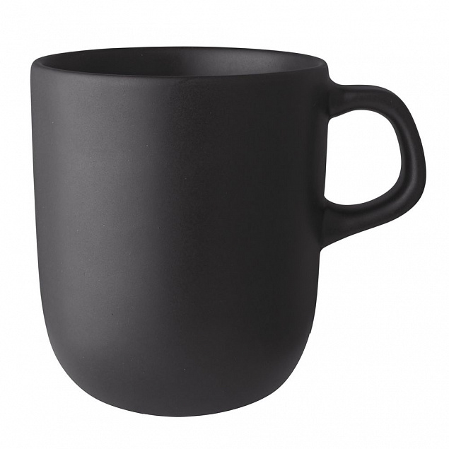 Чашка Nordic Kitchen, большая, черная с логотипом в Балашихе заказать по выгодной цене в кибермаркете AvroraStore
