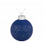 Елочный шар Chain, 8 см, синий с логотипом в Балашихе заказать по выгодной цене в кибермаркете AvroraStore