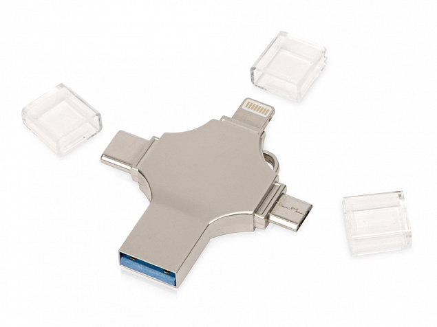 USB-флешка 3.0 на 32 Гб 4-в-1 Ultra с логотипом в Балашихе заказать по выгодной цене в кибермаркете AvroraStore